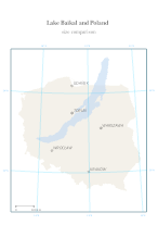 Size comparision: Lake Baikal and Poland